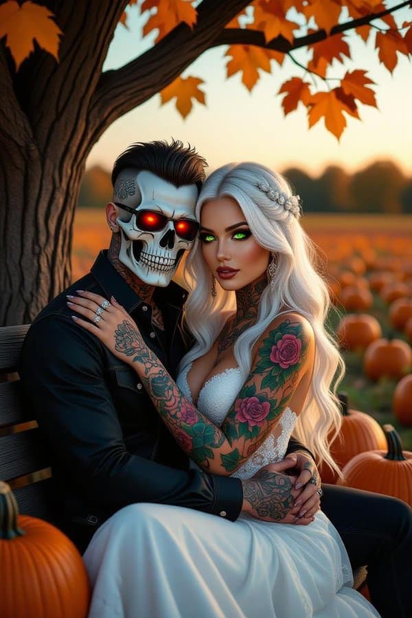 At the pumpkin patch